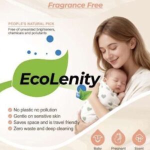 EcoLenity Maternal, Infant & Baby Laundry Detergent Sheets | Hypoallergenic, Eco-Friendly, Sensitive Skin Safe